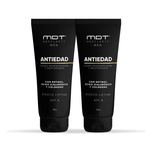 Crema Antiedad Antiarrugas Facial Reafirmante Hombre Modelarte